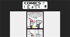 Desktop Screenshot of comicsovereasy.net